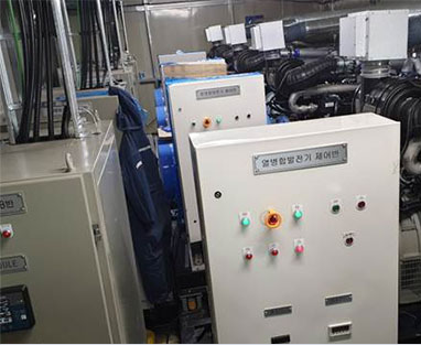 Installation of power generation control panel and ACB panel 